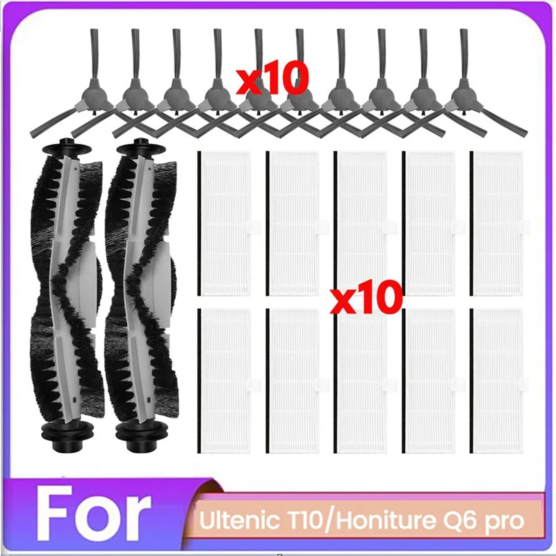 22PCS Vacuum Brush And Filter Accessories For Ultenic T10 Honiture Q6 Pro Vacuum Cleaner Accessories Replacement Parts
22PCS Vacuum Brush And Filter Accessories For Ultenic T10 Honiture Q6 Pro Vacuum Cleaner Accessories Replacement Parts