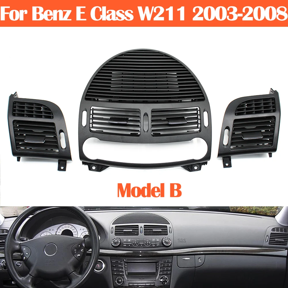 Front Dash Air Conditioner Outlet Middle Left Right Ac Vent Grille Panel Speaker Cover For Mercedes Benz E Class W211 2003-2008
Front Dash Air Conditioner Outlet Middle Left Right Ac Vent Grille Panel Speaker Cover For Mercedes Benz E Class W211 2003-2008