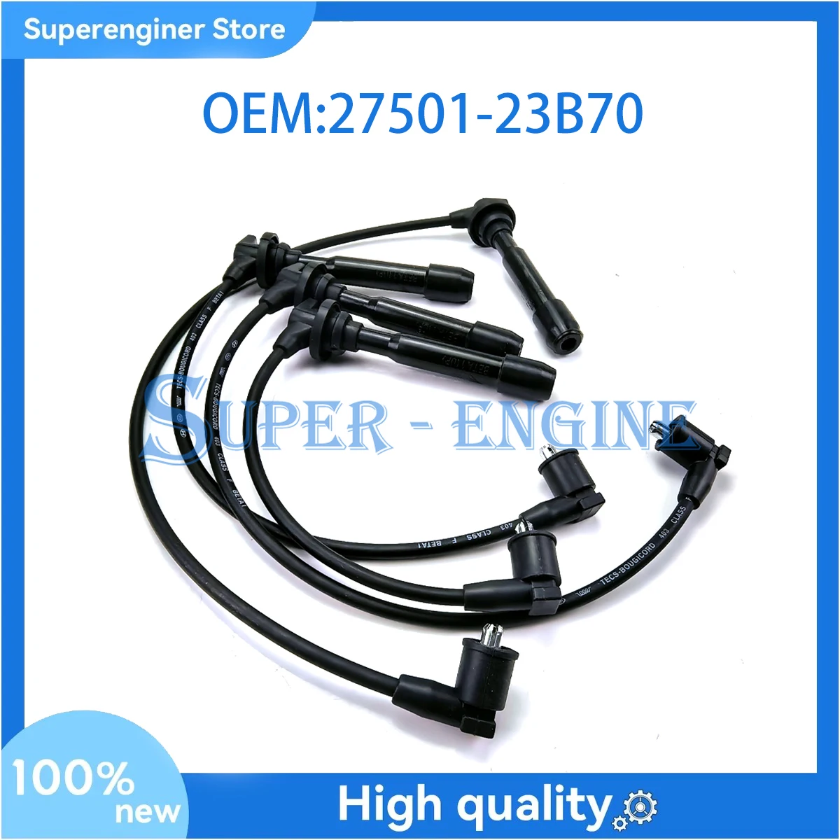 4PCS Spark Plug Wires 27501-23B70 2750123B70 For Hyundai Elantra Tiburon Tucson For Kia Spectra Spectra5 27501-23A00 2750123A00
4PCS Spark Plug Wires 27501-23B70 2750123B70 For Hyundai Elantra Tiburon Tucson For Kia Spectra Spectra5 27501-23A00 2750123A00