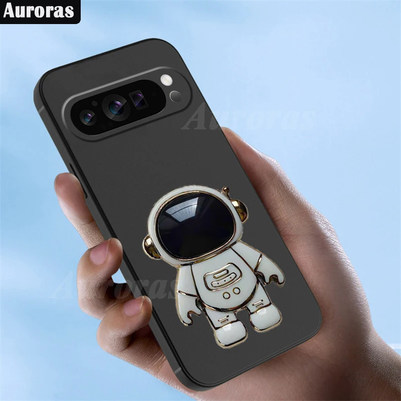 For Google Pixel 9 Case With Astronaut Holder Ultra-Thin Matte Silicone Back Cover For Google Pixel 9 Pro XL Shockproof Casing 
For Google Pixel 9 Case With Astronaut Holder Ultra-Thin Matte Silicone Back Cover For Google Pixel 9 Pro XL Shockproof Casing