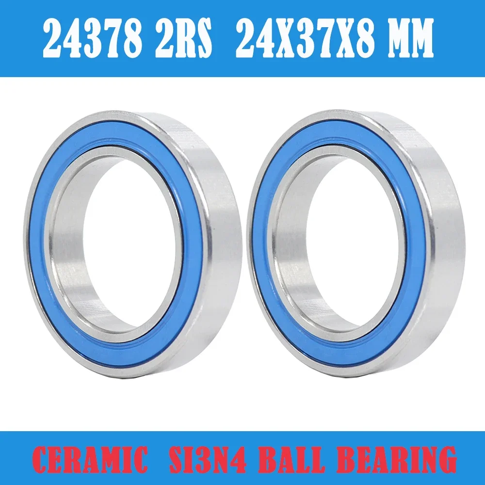 2PC 24378 Hybrid Ceramic Bearing 24x37x8mm ABEC-1 Bicycle Hub 24378RS Si3N4 Ball Bearings 24378-2RS MR24378 H8 2RS
2PC 24378 Hybrid Ceramic Bearing 24x37x8mm ABEC-1 Bicycle Hub 24378RS Si3N4 Ball Bearings 24378-2RS MR24378 H8 2RS