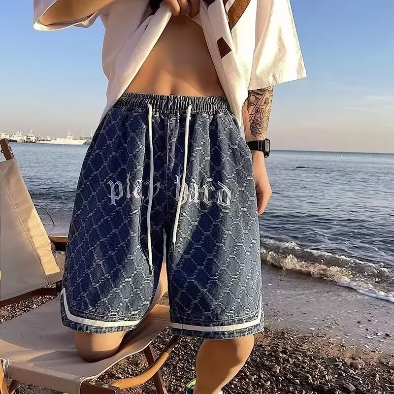 American Retro Tie-dye Denim Shorts Male Streetwear Short Jeans Luxury 2024 Summer Korean Fashion Hip-hop Cargo Straight Shorts
American Retro Tie-dye Denim Shorts Male Streetwear Short Jeans Luxury 2024 Summer Korean Fashion Hip-hop Cargo Straight Shorts