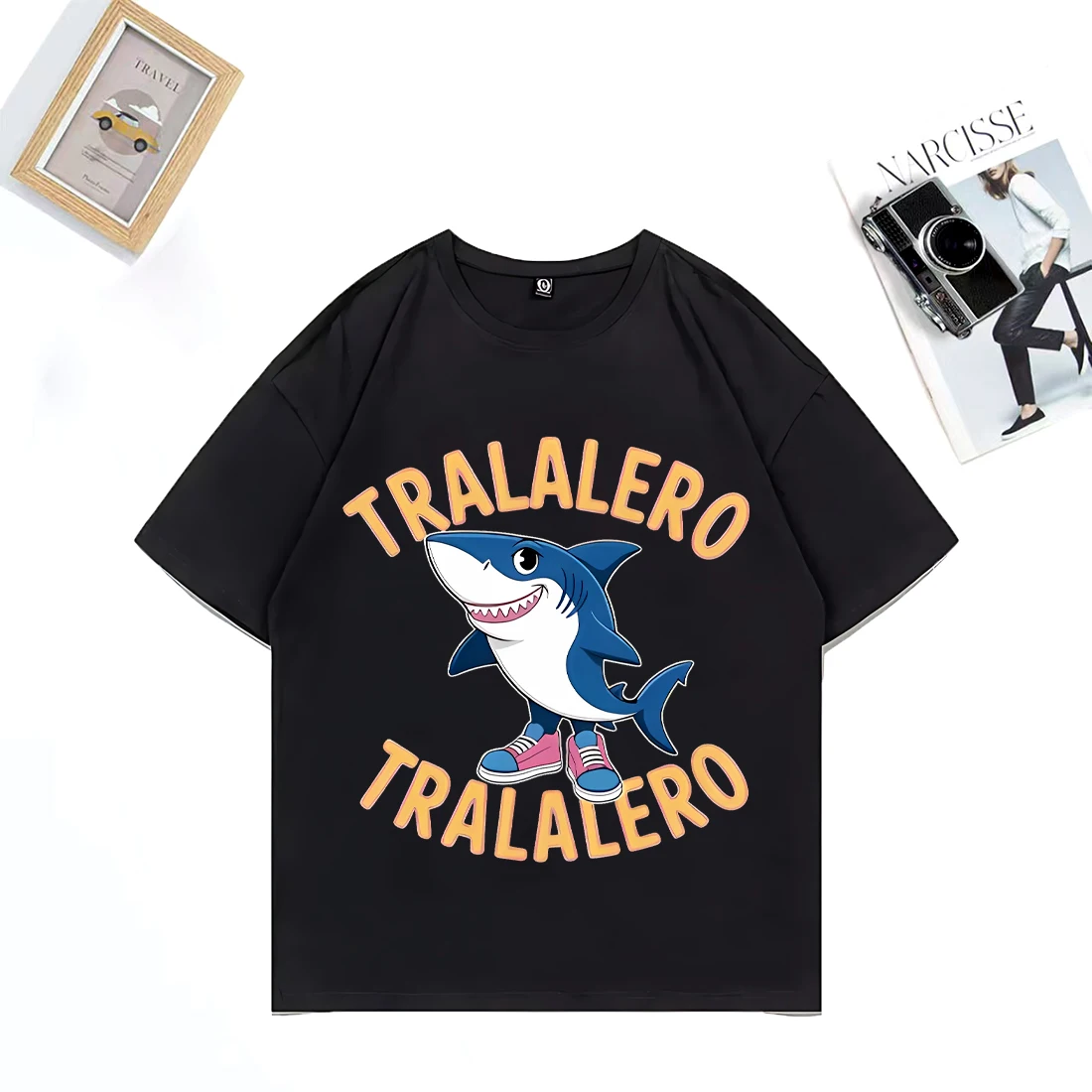 Tralalero Tralala Funny Shark Meme T-Shirts Men Women's Fashion Vintage Oversized T Shirt High Quality short sleeve Cotton Tops
Tralalero Tralala Funny Shark Meme T-Shirts Men Women's Fashion Vintage Oversized T Shirt High Quality short sleeve Cotton Tops