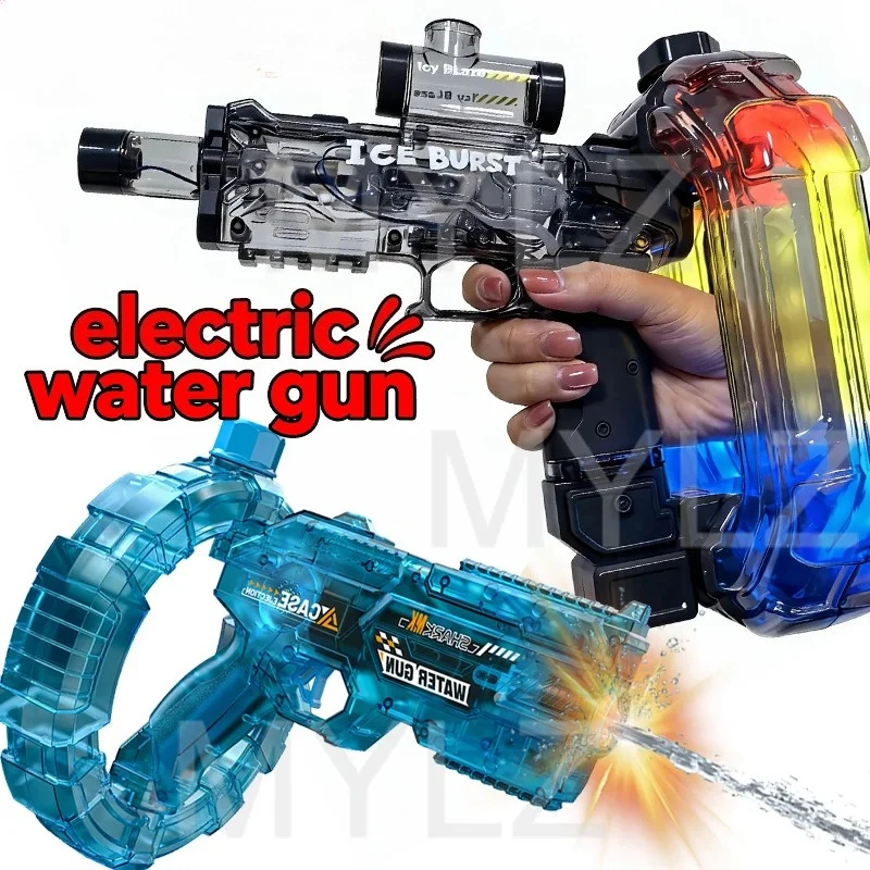 Ring-shaped Electric Water Gun Kids Cool Toy Automatic Water Squirt Gun with Colorful Lights and Sound Summer Outdoor Toy Gift
Ring-shaped Electric Water Gun Kids Cool Toy Automatic Water Squirt Gun with Colorful Lights and Sound Summer Outdoor Toy Gift
