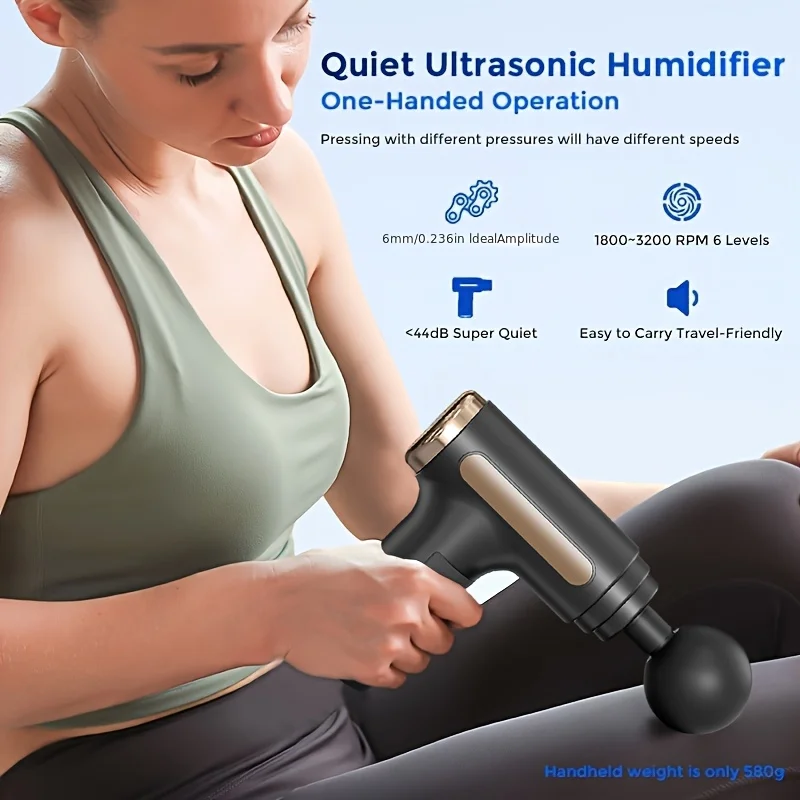 Massage Gun Deep Tissue/Handheld Electric/USB Rech//Travel Home Use/Body Muscles Fitness
Massage Gun Deep Tissue/Handheld Electric/USB Rech//Travel Home Use/Body Muscles Fitness