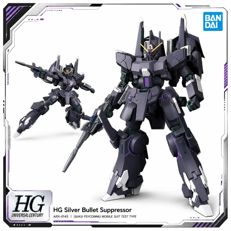 Bandai Original Gundam Narrative 1/144 HGUC ARX-014S Silver Bullet Suppressor Mecha Plastic Model Kit Hobby Toy Figures Stocks
Bandai Original Gundam Narrative 1/144 HGUC ARX-014S Silver Bullet Suppressor Mecha Plastic Model Kit Hobby Toy Figures Stocks