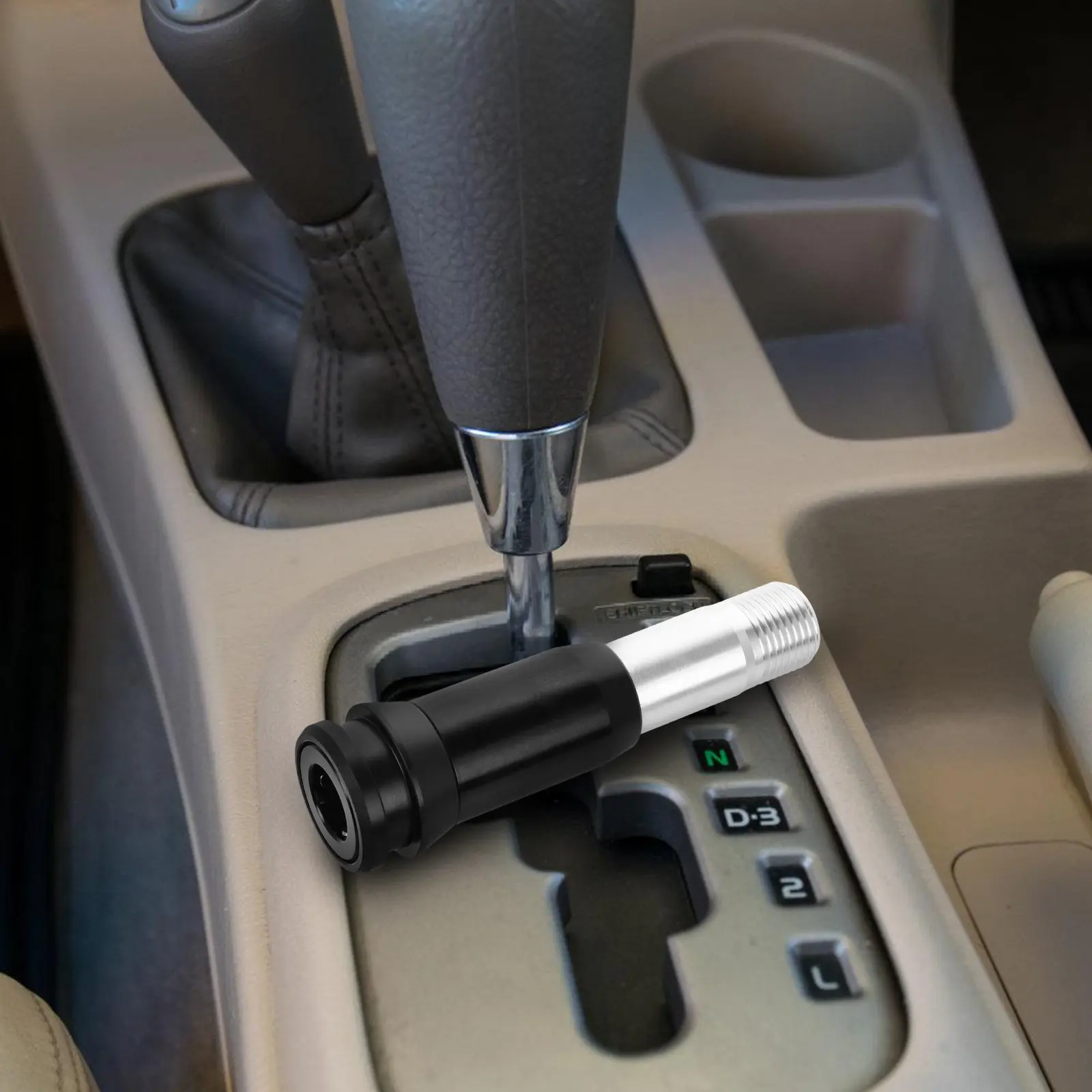Universal Shifter Knob Adapter Black Metal Automatic Gear Shift Conversion Kit Includes Rubber Bushings and Tools for Easy DIY
Universal Shifter Knob Adapter Black Metal Automatic Gear Shift Conversion Kit Includes Rubber Bushings and Tools for Easy DIY