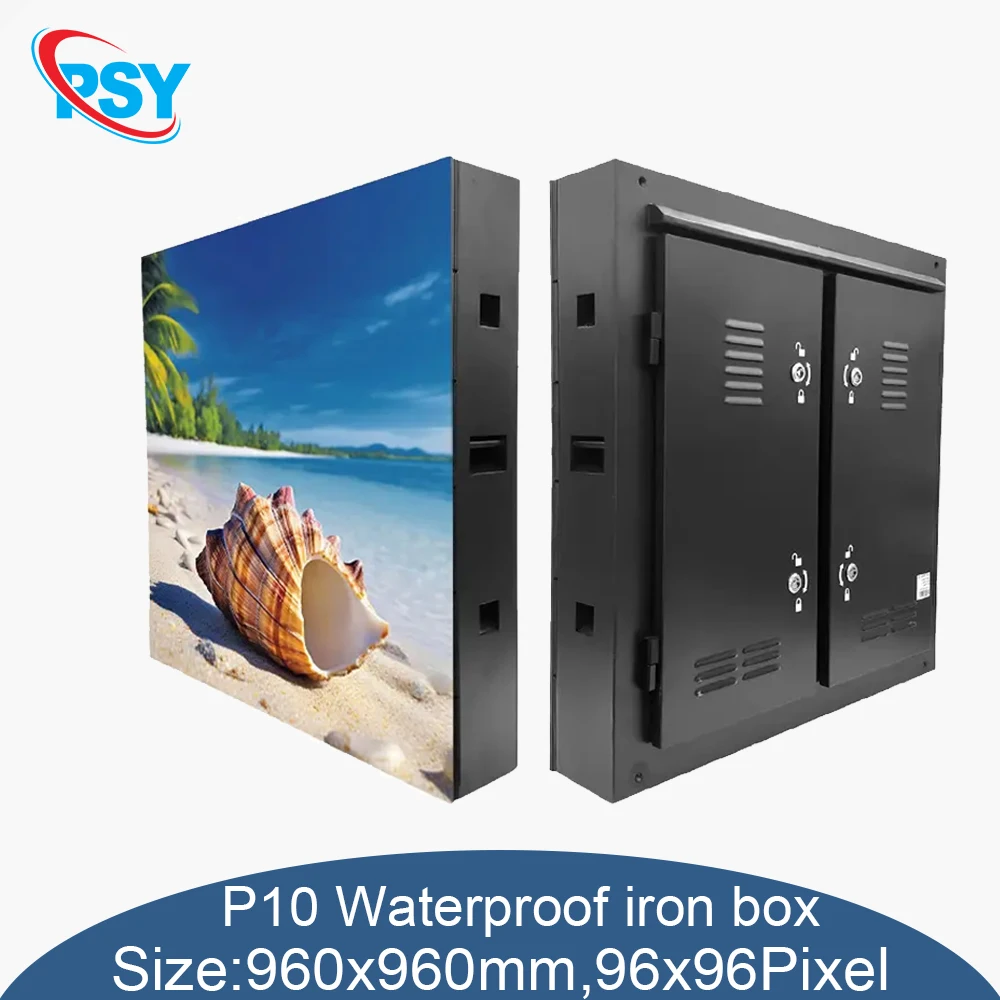 Outdoor LED Display Screen P10 P8 P5 Matrix Waterproof Iron Box Screen 960x960mm Support Splicing Fixed Installation Video Wall
Outdoor LED Display Screen P10 P8 P5 Matrix Waterproof Iron Box Screen 960x960mm Support Splicing Fixed Installation Video Wall