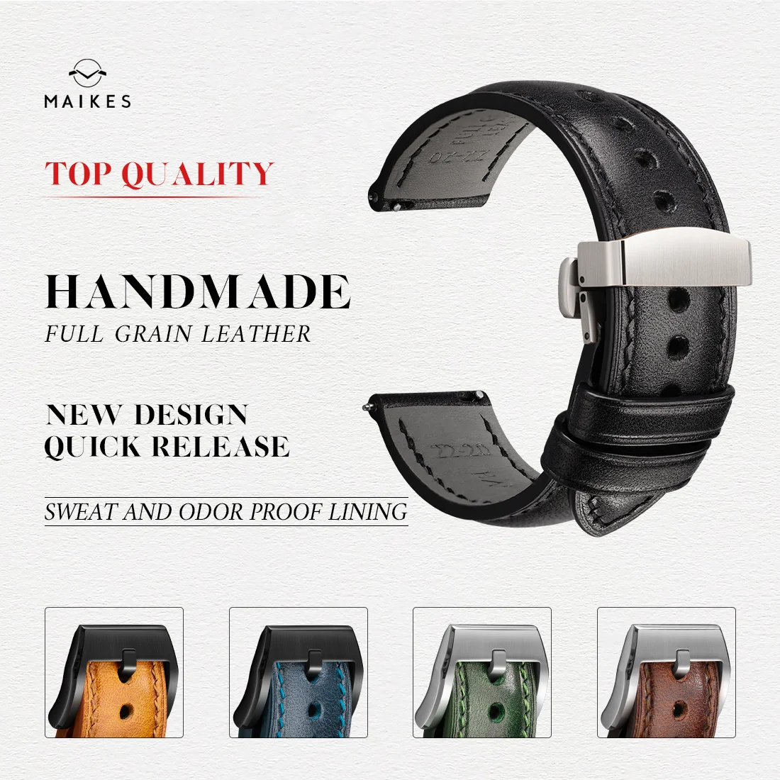 MAIKES ручной работы высшего качества итальянский ремешок для часов из натуральной кожи с пряжкой-бабочкой 19 мм 20 мм 21 мм 22 мм 24 мм ремешок для часов
MAIKES ручной работы высшего качества итальянский ремешок для часов из натуральной кожи с пряжкой-бабочкой 19 мм 20 мм 21 мм 22 мм 24 мм ремешок для часов