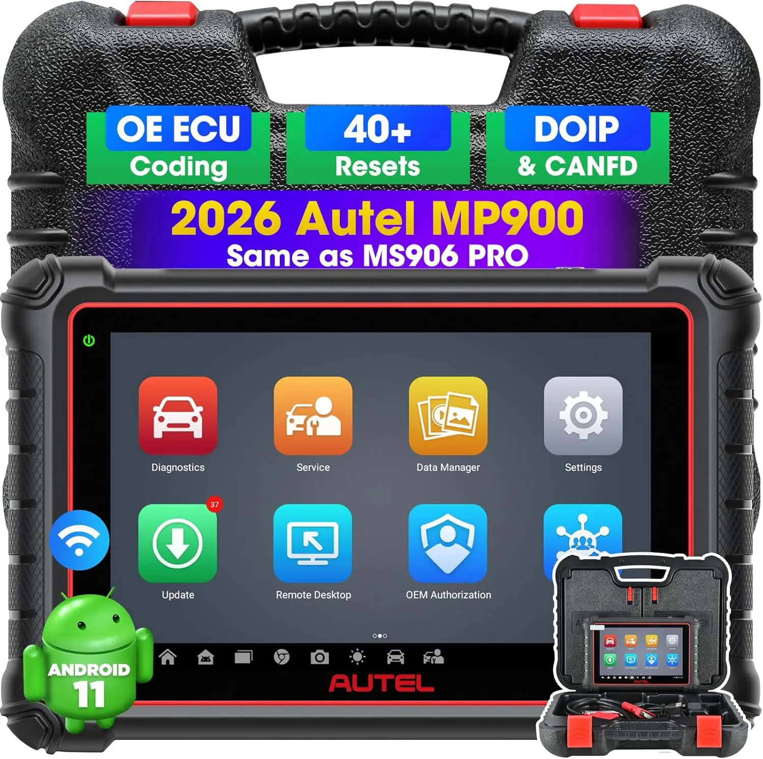 Autel MaxiPRO MP900 Car Diagnostic Tool ECU Coding Bidirectional Car Diagnostic Scan Tool as MS906 PRO MP900BT 3000+ Active Test
Autel MaxiPRO MP900 Car Diagnostic Tool ECU Coding Bidirectional Car Diagnostic Scan Tool as MS906 PRO MP900BT 3000+ Active Test