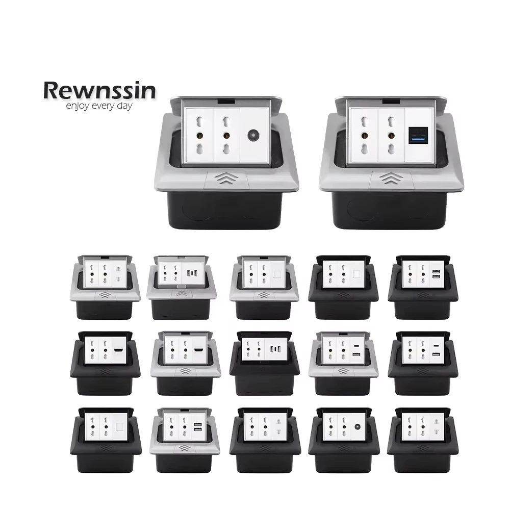 Итальянская/Чилийская встраиваемая напольная розетка с USB Type-C, HDMI, RJ45, заземлением, выдвижная, 16А 250В
Итальянская/Чилийская встраиваемая напольная розетка с USB Type-C, HDMI, RJ45, заземлением, выдвижная, 16А 250В