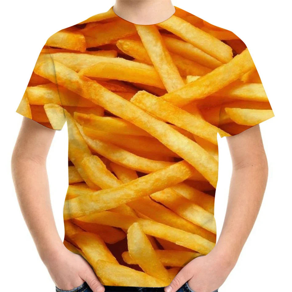Food French Fries 3D Printed T-Shirt For Boys Girl 4-20Y Teen Children Summer Fashion Birthday T Shirt Kids Baby Clothes Tshirt
Food French Fries 3D Printed T-Shirt For Boys Girl 4-20Y Teen Children Summer Fashion Birthday T Shirt Kids Baby Clothes Tshirt