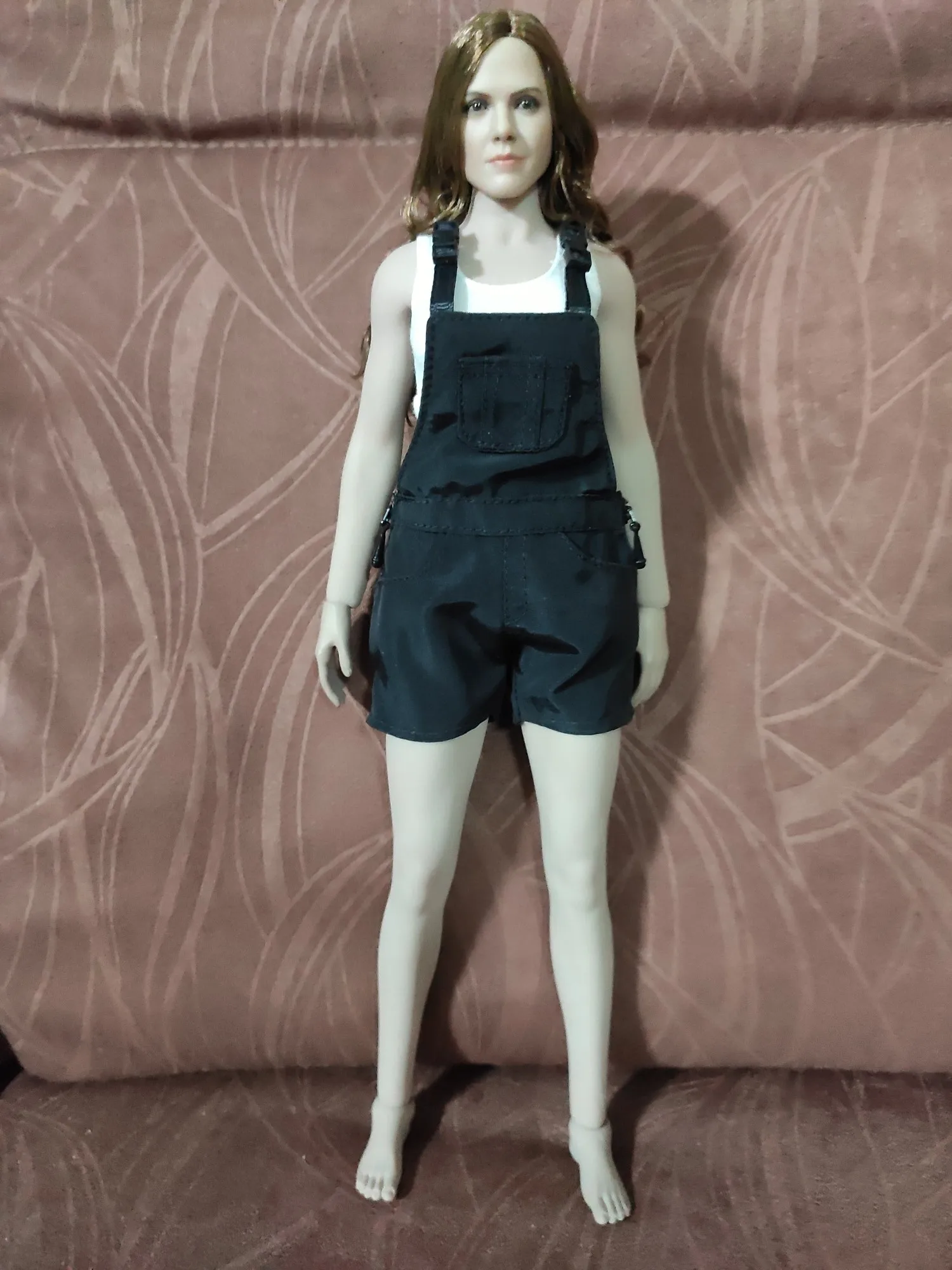 1/6 Scale female clothes black short pants dungarees fit 12 inches TBL JIAOU action figure dolls
1/6 Scale female clothes black short pants dungarees fit 12 inches TBL JIAOU action figure dolls