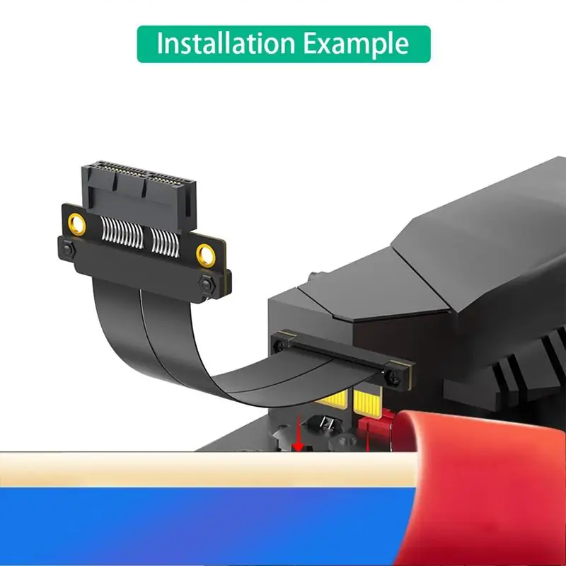 PCI-E4.0 X4 Riser Cable Pcie Gen4 4X to 4X Удлинительный кабель PCI Express Riser Card Ленточный удлинитель 8 ГБ для ПК, ноутбука-X62A
PCI-E4.0 X4 Riser Cable Pcie Gen4 4X to 4X Удлинительный кабель PCI Express Riser Card Ленточный удлинитель 8 ГБ для ПК, ноутбука-X62A
