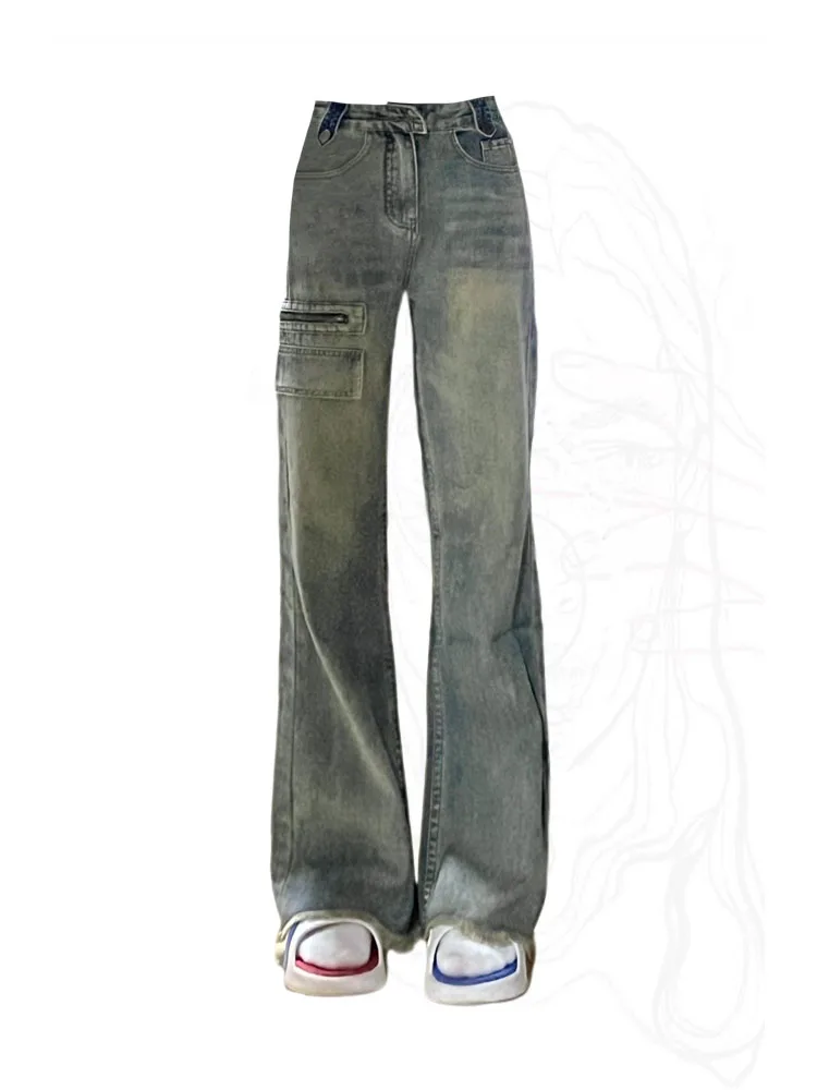 Autumn Winter Wide Leg Pants High Waist Fashion Full Length Jeans Blue Casual Zipper Trousers Korean Simple Trend BF Clubwear
Autumn Winter Wide Leg Pants High Waist Fashion Full Length Jeans Blue Casual Zipper Trousers Korean Simple Trend BF Clubwear