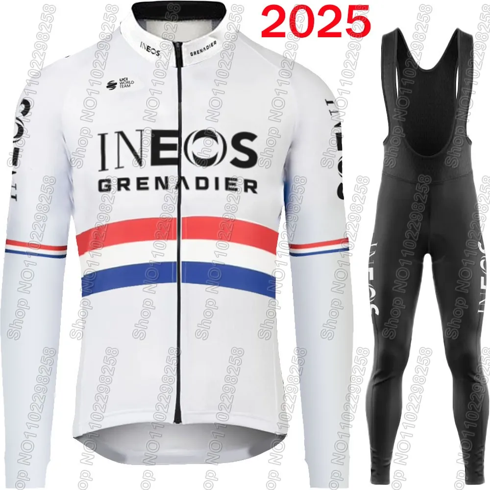 Комплект велосипедного трикотажа Ineos Grenadier Team 2025, костюм United Kingdom, мужские брюки с длинным рукавом для горного велосипеда, шоссейные брюки, нагрудник Ropa Ciclismo
Комплект велосипедного трикотажа Ineos Grenadier Team 2025, костюм United Kingdom, мужские брюки с длинным рукавом для горного велосипеда, шоссейные брюки, нагрудник Ropa Ciclismo