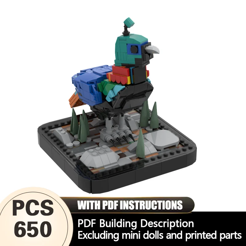 Creators Animal Series Model MOC Building Bricks Himalayan Monal Modular Technology Gifts Holiday Assemble Children Toys Suit
Creators Animal Series Model MOC Building Bricks Himalayan Monal Modular Technology Gifts Holiday Assemble Children Toys Suit