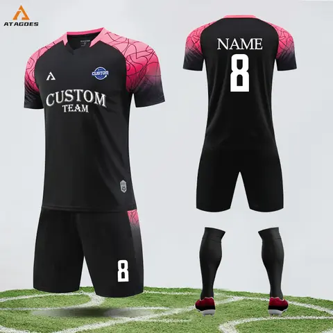 High Quality Men Football Jerseys Wholesale Soccer Clothes Sets Club Team Training Football Uniforms Adult Soccer Jersey D8862