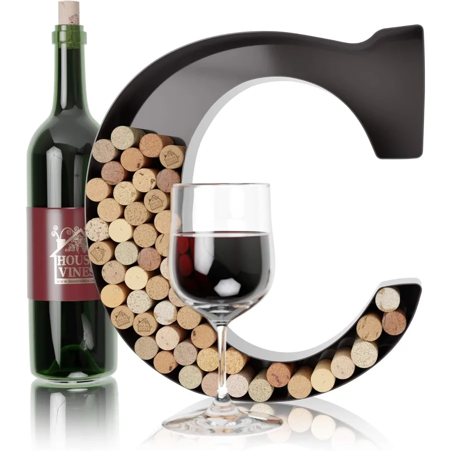 HouseVines Metal Letter Wine Cork Holder Monogram Individual AZ Gifts for Wine Lovers
HouseVines Metal Letter Wine Cork Holder Monogram Individual AZ Gifts for Wine Lovers