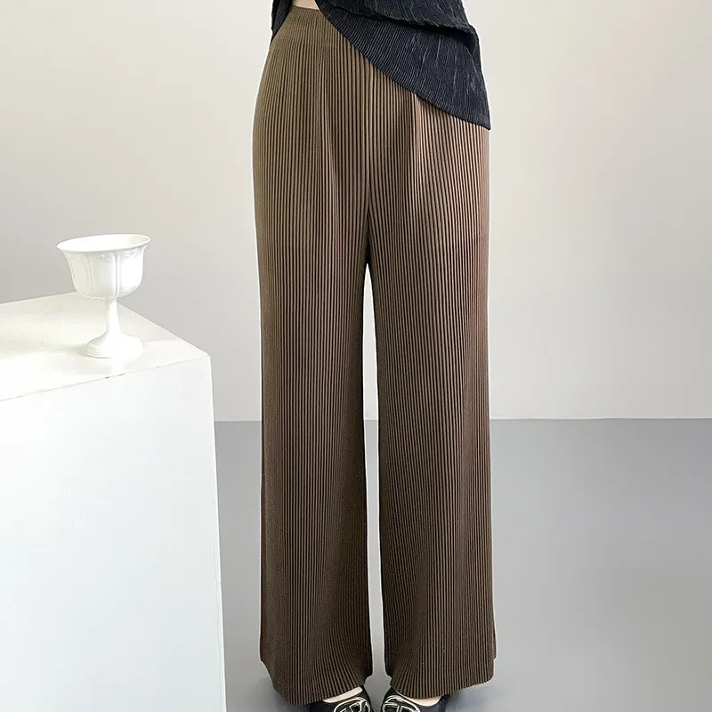 Miyake Pleated Pleated Straight Pants 2026 New Solid Color Versatile Casual Loose Elastic Large Size Wide-legged Pants Women's
Miyake Pleated Pleated Straight Pants 2026 New Solid Color Versatile Casual Loose Elastic Large Size Wide-legged Pants Women's
