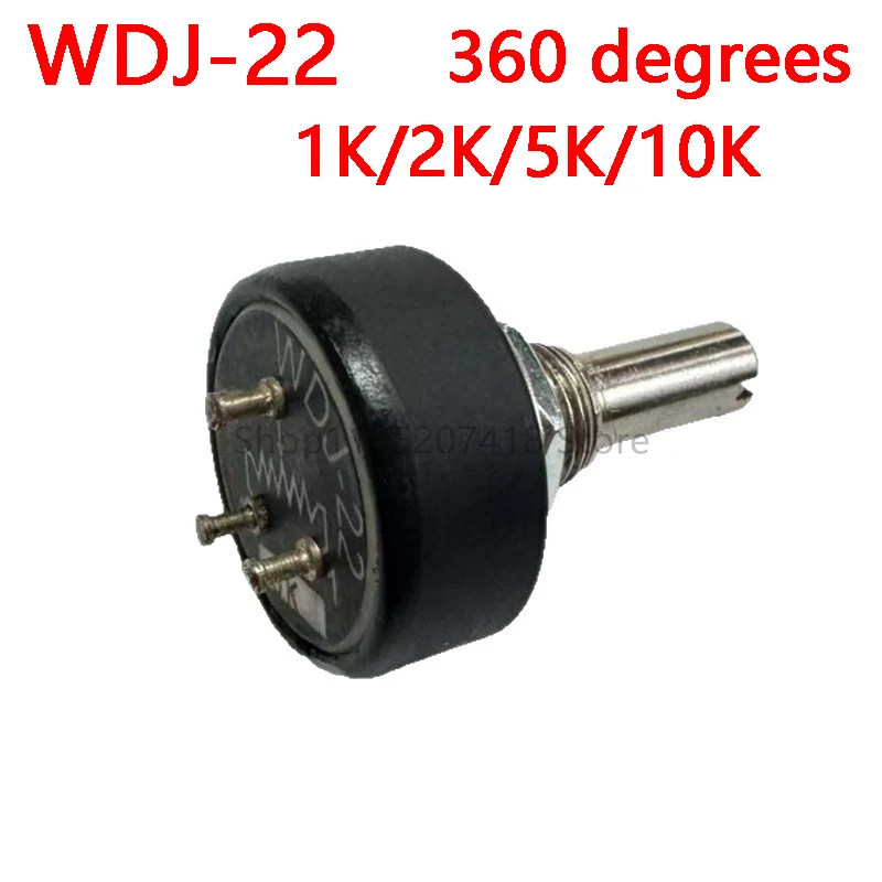 WDJ-22 проводящий пластиковый потенциометр 1 Вт 1 К 2 К 5 К 10 К модель 6178 360 градусов
WDJ-22 проводящий пластиковый потенциометр 1 Вт 1 К 2 К 5 К 10 К модель 6178 360 градусов