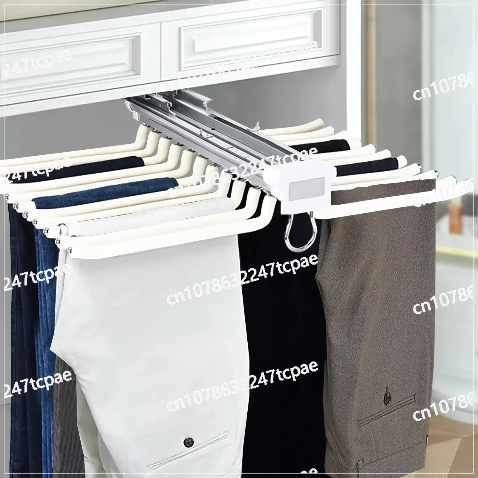 22 Arms Pull Out Trousers Rack Steel Pull Out Pants Rack Pants Hanger Bar Clothes Organizers for Closet
22 Arms Pull Out Trousers Rack Steel Pull Out Pants Rack Pants Hanger Bar Clothes Organizers for Closet