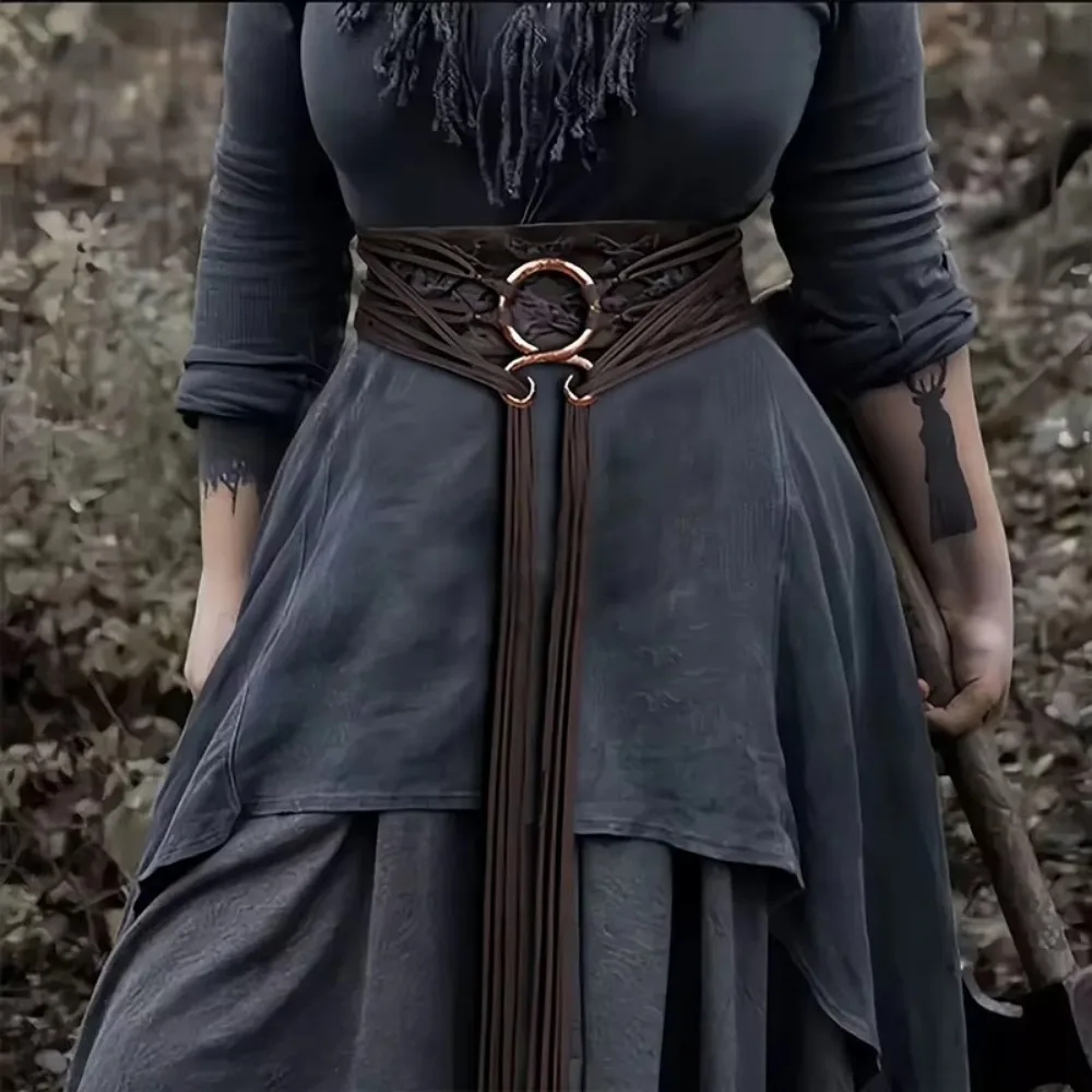 Nordic Style Metal Long Rope Knot Belt Irregular Waist Buckle Troll Cross Waist Chain Decorative Waistband Shaman Pagan
Nordic Style Metal Long Rope Knot Belt Irregular Waist Buckle Troll Cross Waist Chain Decorative Waistband Shaman Pagan
