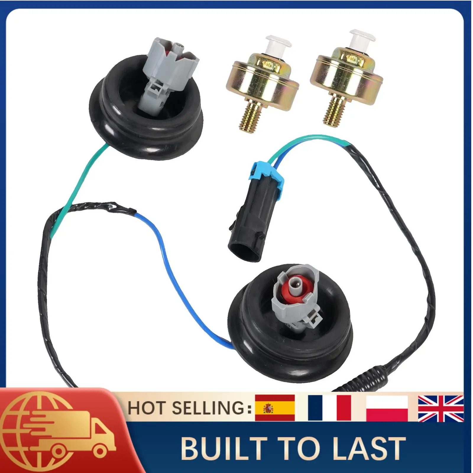 Комплект датчиков детонации из 2 шт. для двигателя GM LS1 LQ4 LQ9 4,8 5,3 5,7 6,0 с двойным разъемом жгута проводов OE 12601822 12589867 Автозапчасти
Комплект датчиков детонации из 2 шт. для двигателя GM LS1 LQ4 LQ9 4,8 5,3 5,7 6,0 с двойным разъемом жгута проводов OE 12601822 12589867 Автозапчасти