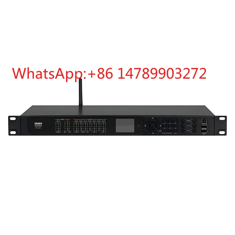 DEKEN KP-100 II 8CH WIFI DSP Preamp Audio Processor Independent Channel Adjust for KTV Stage
DEKEN KP-100 II 8CH WIFI DSP Preamp Audio Processor Independent Channel Adjust for KTV Stage