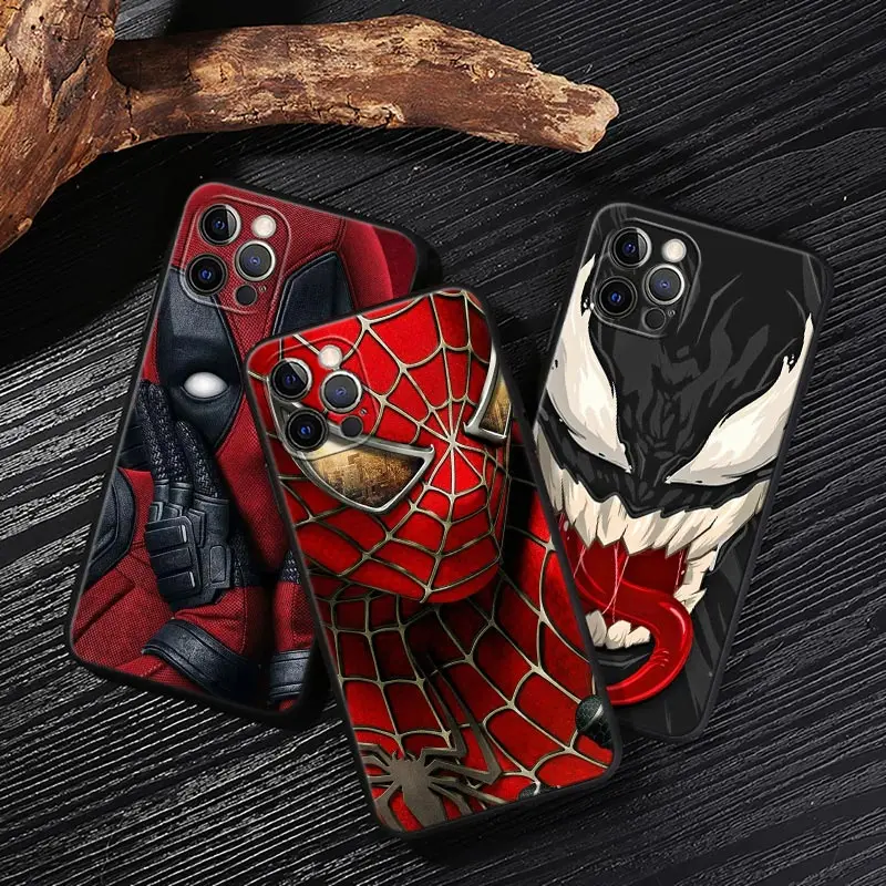 Spiderman Venom Deadpool Case For iPhone 17 16 15 14 13 12 11 Pro Max Plus Marvel Back Cover For iPhone 17 Pro 17E Air 16e Funda
Spiderman Venom Deadpool Case For iPhone 17 16 15 14 13 12 11 Pro Max Plus Marvel Back Cover For iPhone 17 Pro 17E Air 16e Funda