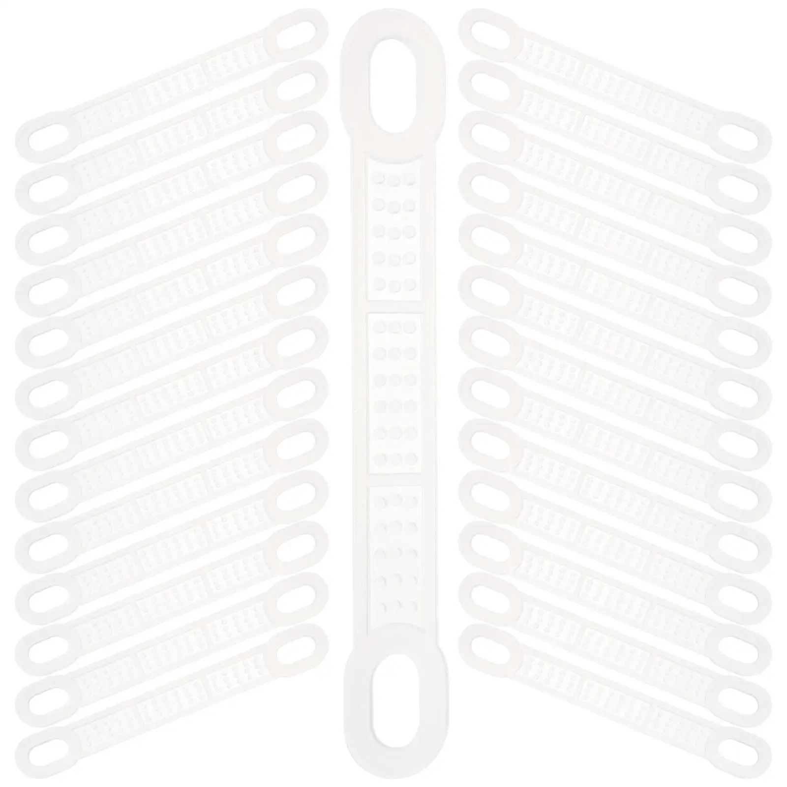 50 Pcs Anti-slip Hanger Clip Clothes Silicone Strips Coat Clothing Hangers for Non-slip
50 Pcs Anti-slip Hanger Clip Clothes Silicone Strips Coat Clothing Hangers for Non-slip