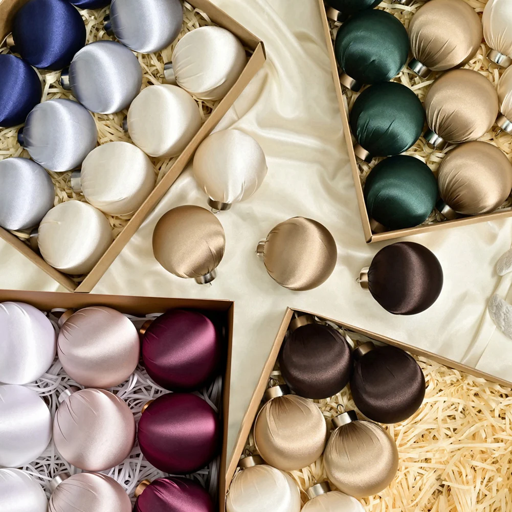 Рождественские шары, украшения, 12 шт., 60 мм, тканевое покрытие, небьющиеся пузыри, подвесной кулон на рождественскую елку для фестиваля, свадьбы, вечеринки
Рождественские шары, украшения, 12 шт., 60 мм, тканевое покрытие, небьющиеся пузыри, подвесной кулон на рождественскую елку для фестиваля, свадьбы, вечеринки