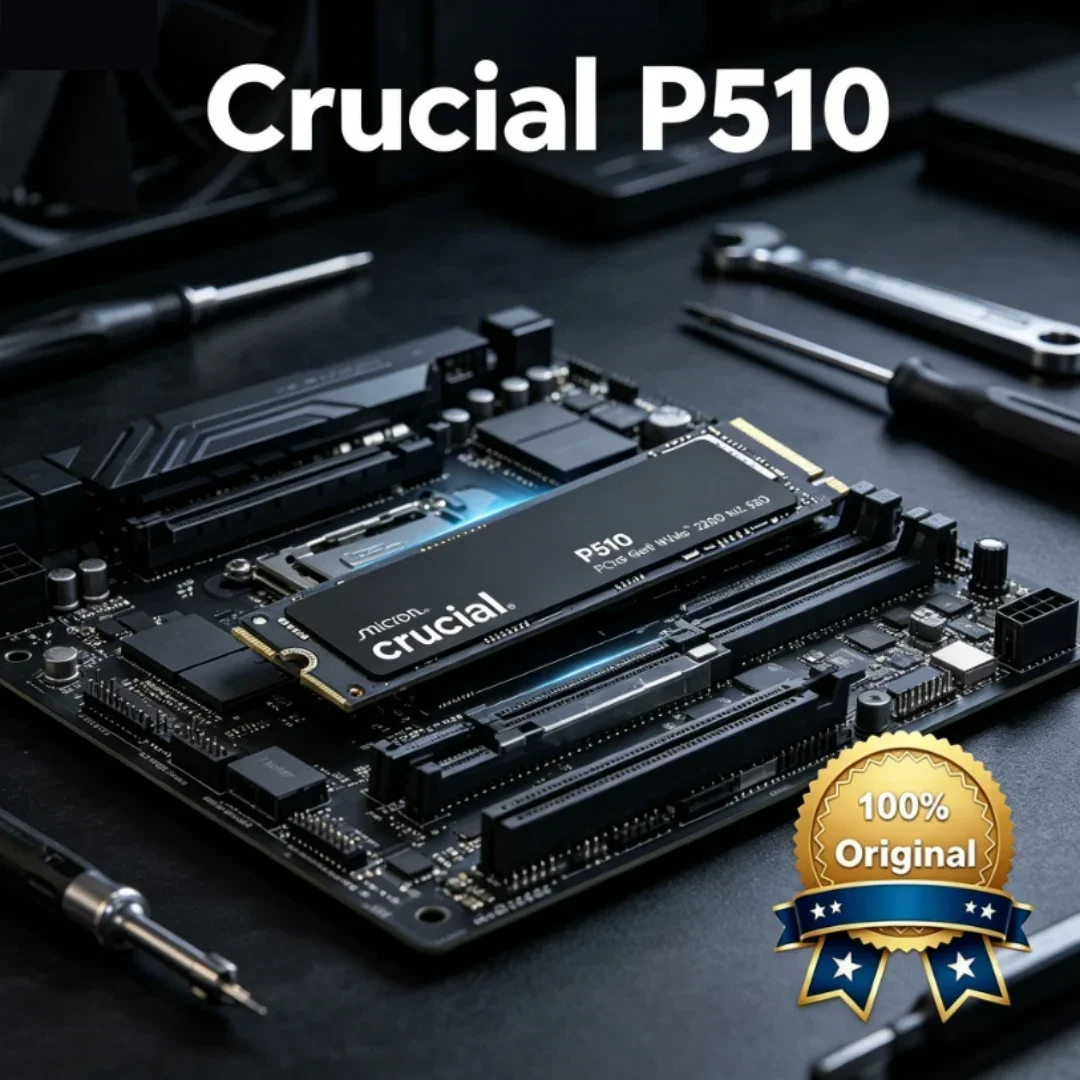 Premium Crucial P510 PCIe 5.0 Gen5 NVMe M.2 2280 SSD 1TB 2TB Internal Solid State Drive for Laptop Desktop Gaming PC Hard Disk
Premium Crucial P510 PCIe 5.0 Gen5 NVMe M.2 2280 SSD 1TB 2TB Internal Solid State Drive for Laptop Desktop Gaming PC Hard Disk