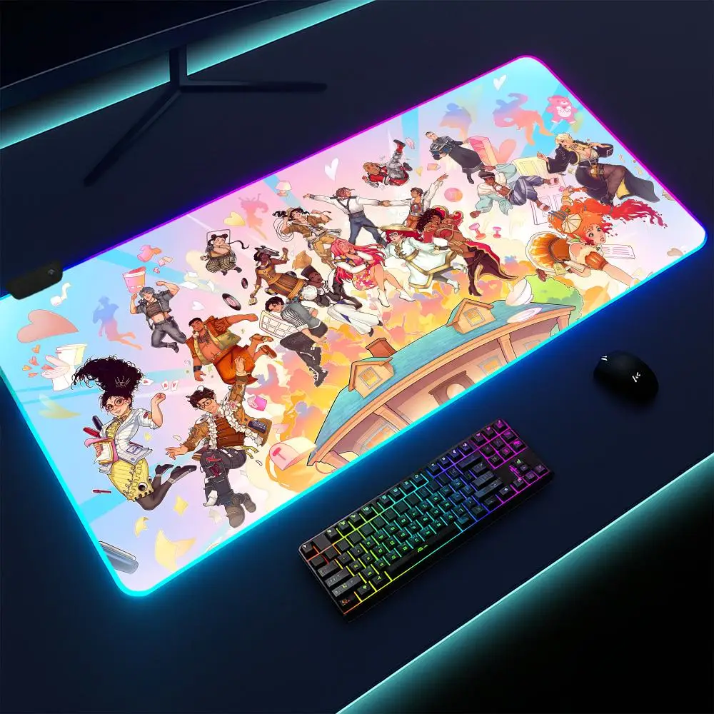 Date Everything Mouse Pad Gaming mat, LED lighted, non-slip base, waterproof, large deskpad, soft surface
Date Everything Mouse Pad Gaming mat, LED lighted, non-slip base, waterproof, large deskpad, soft surface