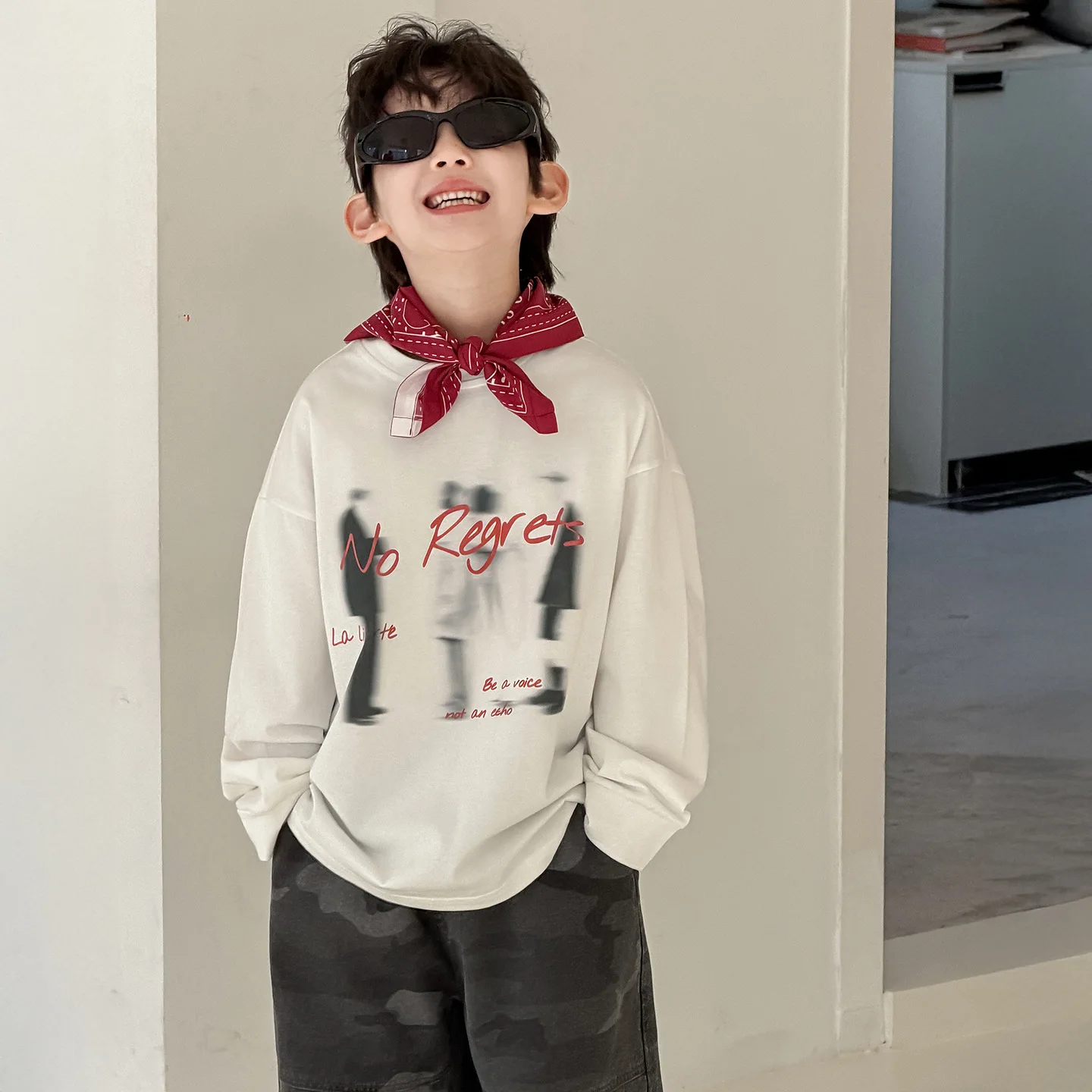 Children Clothing Kids Korean Style Design Sense Casual Versatile T Shirt 2026 Spring New Boys Fashion Individual Loose Top
Children Clothing Kids Korean Style Design Sense Casual Versatile T Shirt 2026 Spring New Boys Fashion Individual Loose Top