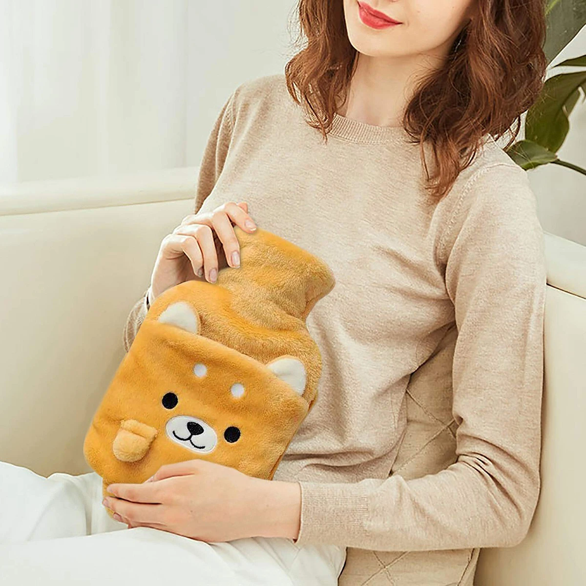 Cartoon Warm Water Bottle, Water Filling Design, Cute Pattern, Soft And Comfortable, Suitable For Winter Heating And Pain Relief
Cartoon Warm Water Bottle, Water Filling Design, Cute Pattern, Soft And Comfortable, Suitable For Winter Heating And Pain Relief