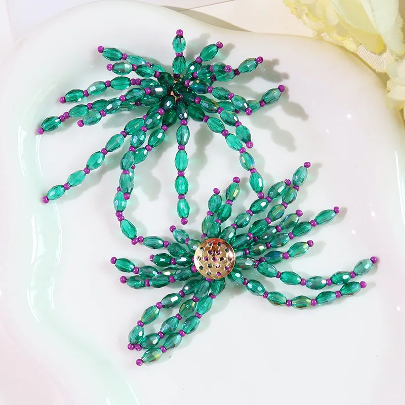 Shoe Charms Original Handmade Crystal Beaded Firework Tassel Flower 1 Piece Korean Ins DIY Decor for Clogs Jelly Princess Shoes
Shoe Charms Original Handmade Crystal Beaded Firework Tassel Flower 1 Piece Korean Ins DIY Decor for Clogs Jelly Princess Shoes