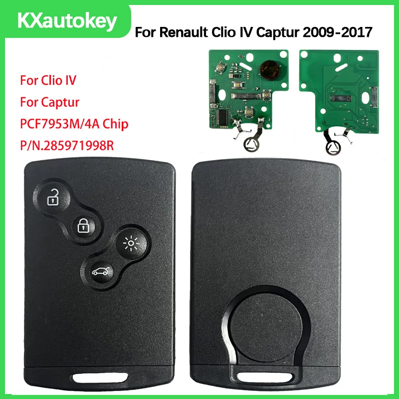 KXK010002 Для Renault Clio IV Captur 2009-2017, чип 4A PCF7953M, 285971998R, прочный ключ для бесключевого доступа (аналог) для Renault
KXK010002 Для Renault Clio IV Captur 2009-2017, чип 4A PCF7953M, 285971998R, прочный ключ для бесключевого доступа (аналог) для Renault