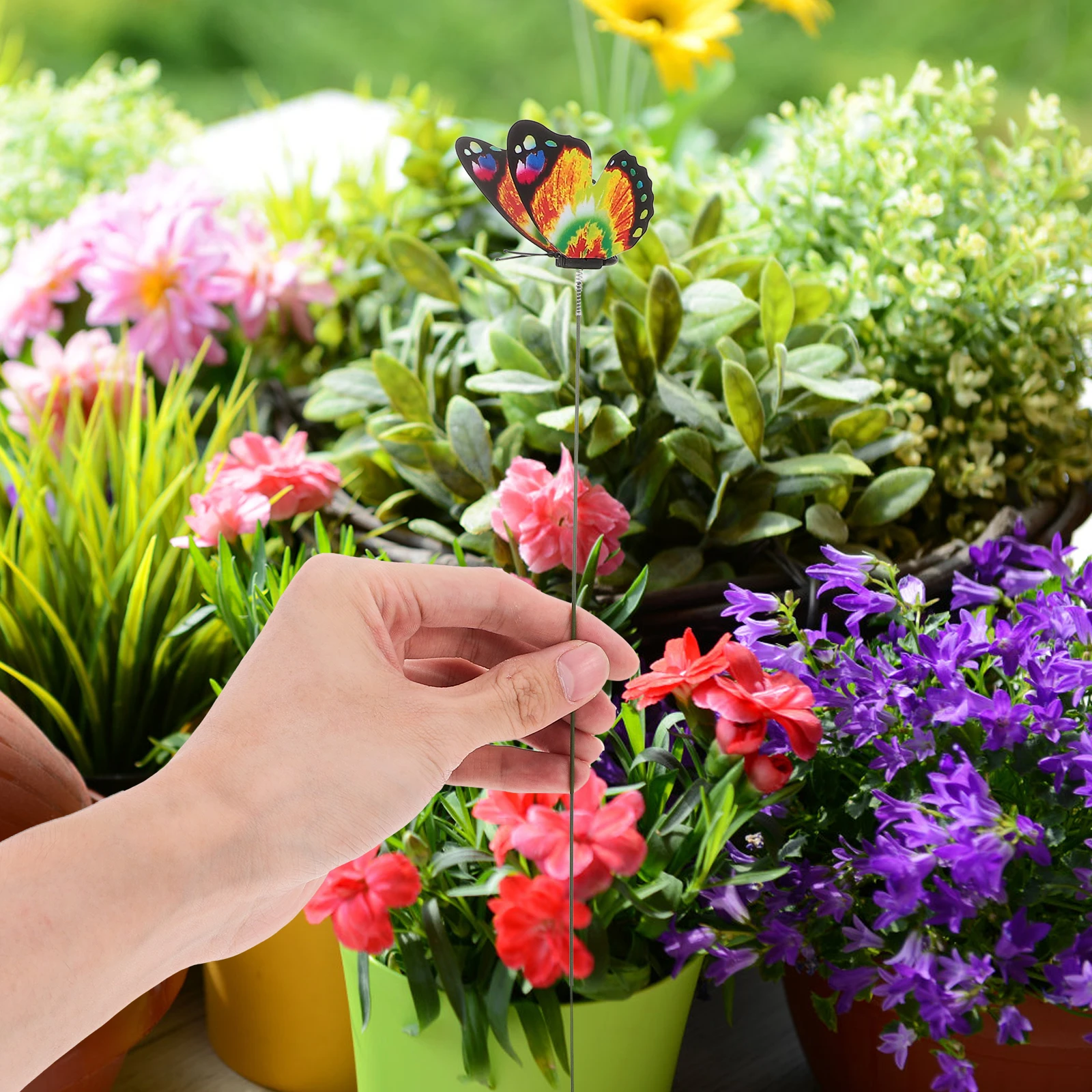 12 Pcs Butterfly Decoration PVC Garden Stake Yard naments Artificial Plants Miniature Spring Sway Real Look
12 Pcs Butterfly Decoration PVC Garden Stake Yard naments Artificial Plants Miniature Spring Sway Real Look