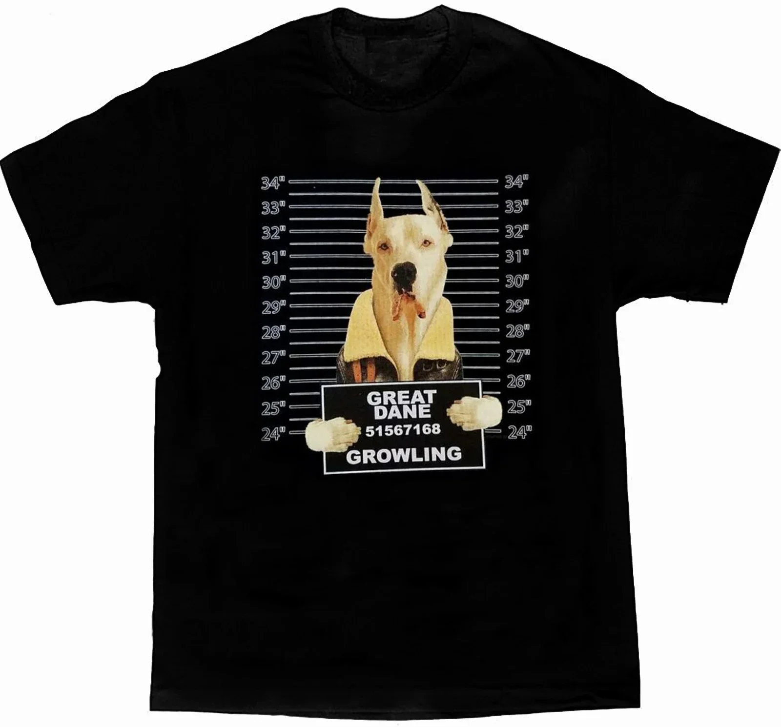 Забавный подарок для любителей собак, футболка с принтом Great Dane Mug Shot, 100% хлопок, с круглым вырезом, летняя повседневная мужская футболка с коротким рукавом, размер S-3XL
Забавный подарок для любителей собак, футболка с принтом Great Dane Mug Shot, 100% хлопок, с круглым вырезом, летняя повседневная мужская футболка с коротким рукавом, размер S-3XL