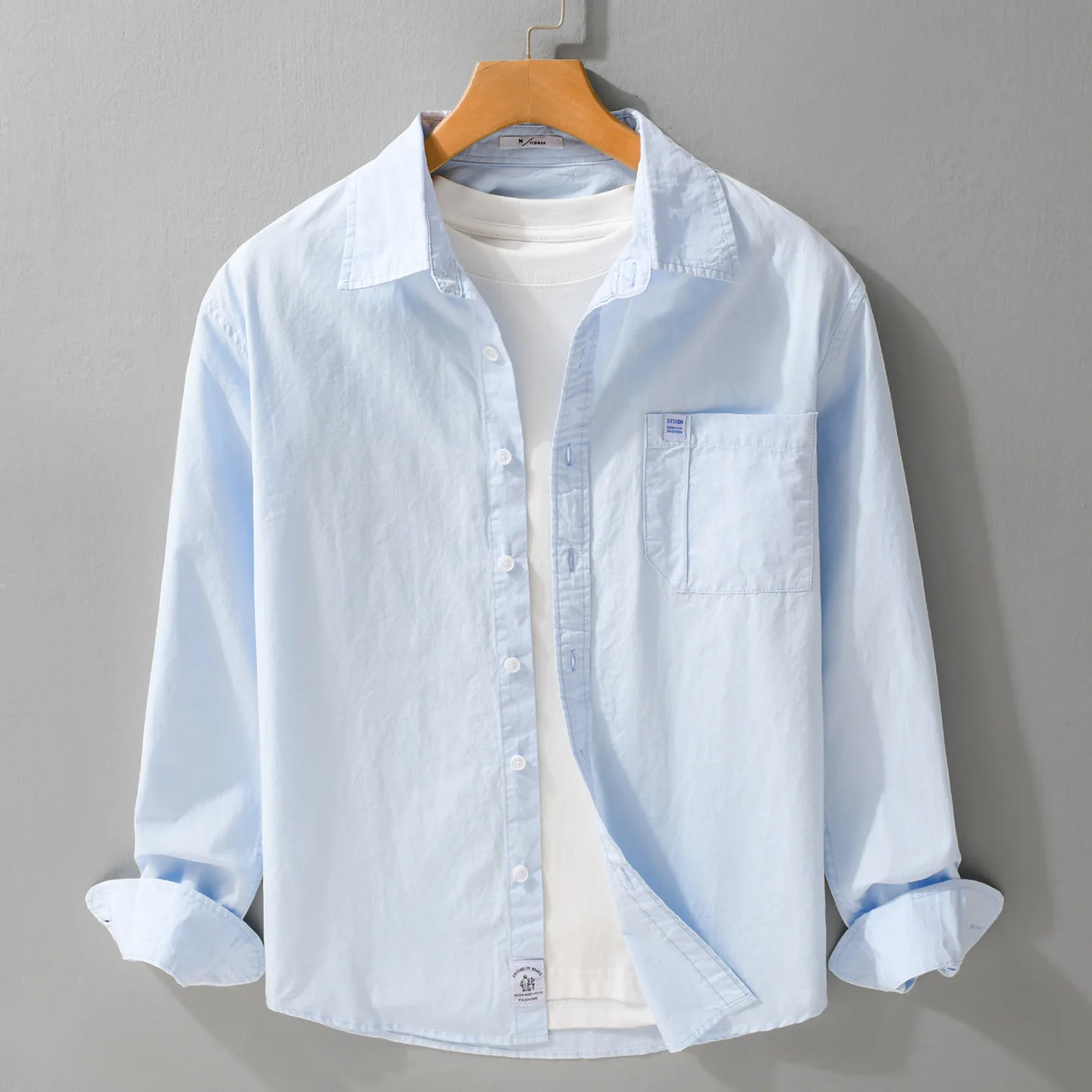 Japanese Sle Artistic Long Sve Casual Loose Men's irt Spring Autumn Top Faionable Versatile Cotton Youth Wear
Japanese Sle Artistic Long Sve Casual Loose Men's irt Spring Autumn Top Faionable Versatile Cotton Youth Wear