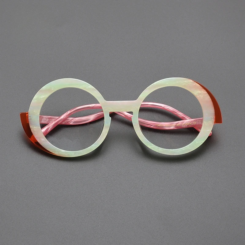 Fashion Round Big Face Glasses Frame Women Slimming Acetic Acid Optical Glasses Frame Luxury Brand Makes Prescription Glasses
Fashion Round Big Face Glasses Frame Women Slimming Acetic Acid Optical Glasses Frame Luxury Brand Makes Prescription Glasses