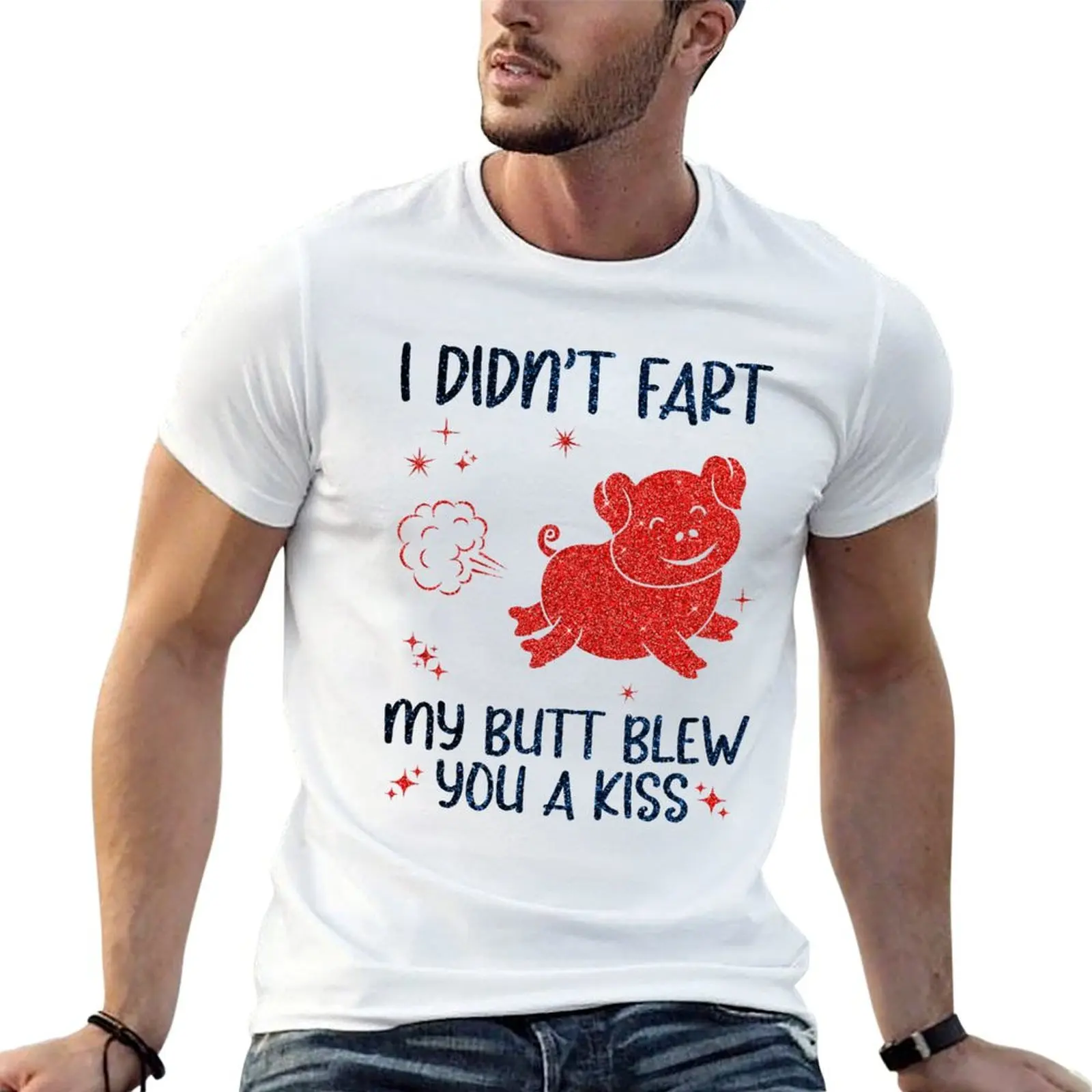 cotton man You t funny T-Shirt graphic Kiss Pig Blew shirts A man Butt I for Didn't My Farming Fart Funny for t shirts
cotton man You t funny T-Shirt graphic Kiss Pig Blew shirts A man Butt I for Didn't My Farming Fart Funny for t shirts
