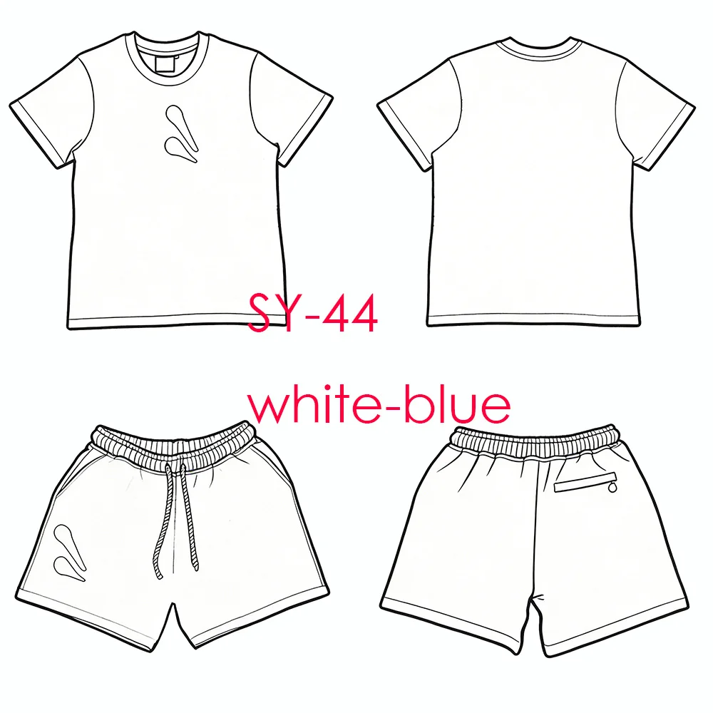 SY-44 Short Set Tracksuit Trousers T-shirt jogging Streetwear Men women clothing Autumn Winter Tops Pants
SY-44 Short Set Tracksuit Trousers T-shirt jogging Streetwear Men women clothing Autumn Winter Tops Pants