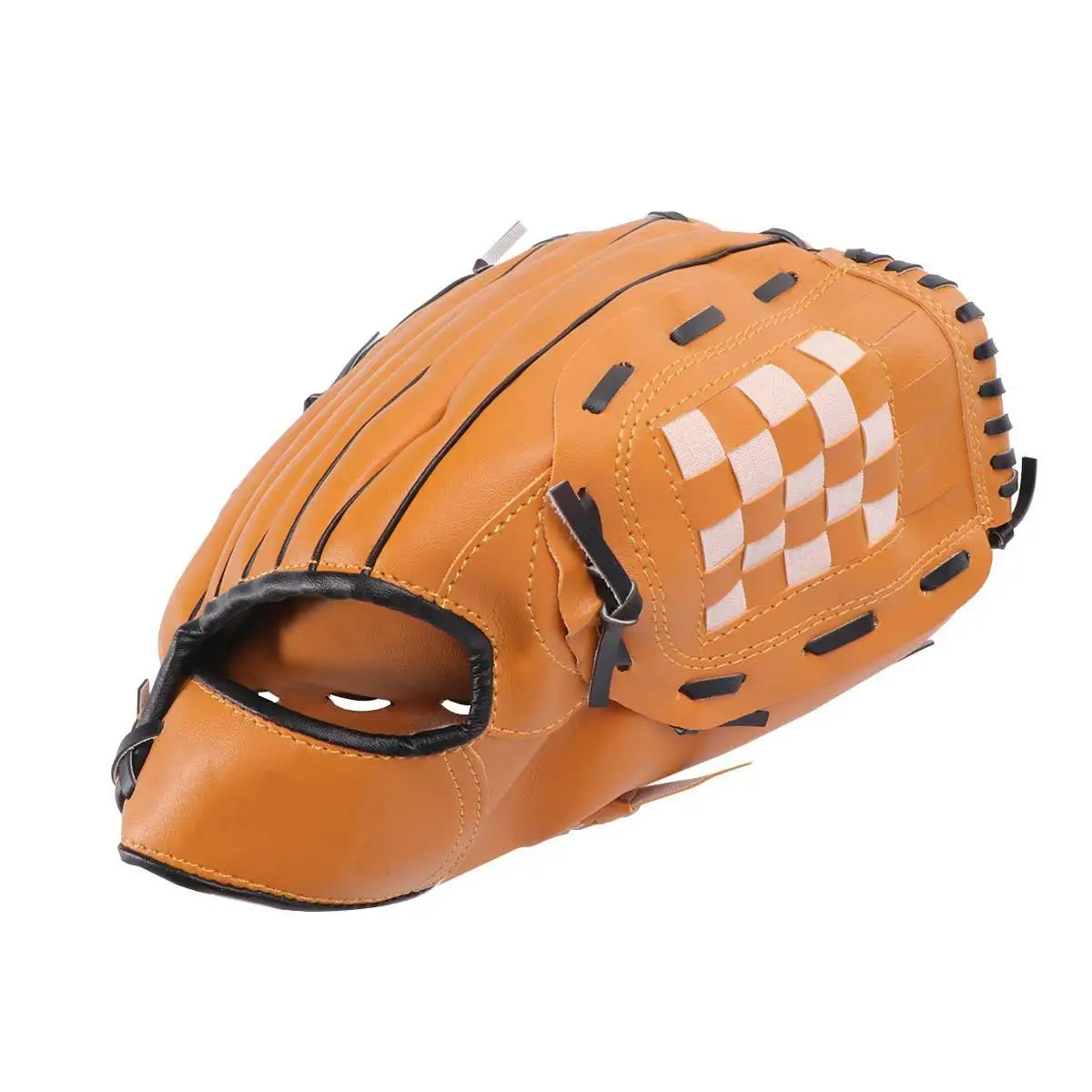 Baseball Glove 12.5 Inch Yellow Left H Softball PVC Basket Weave Webbings Cushioned Adjustable Strap Flex
Baseball Glove 12.5 Inch Yellow Left H Softball PVC Basket Weave Webbings Cushioned Adjustable Strap Flex