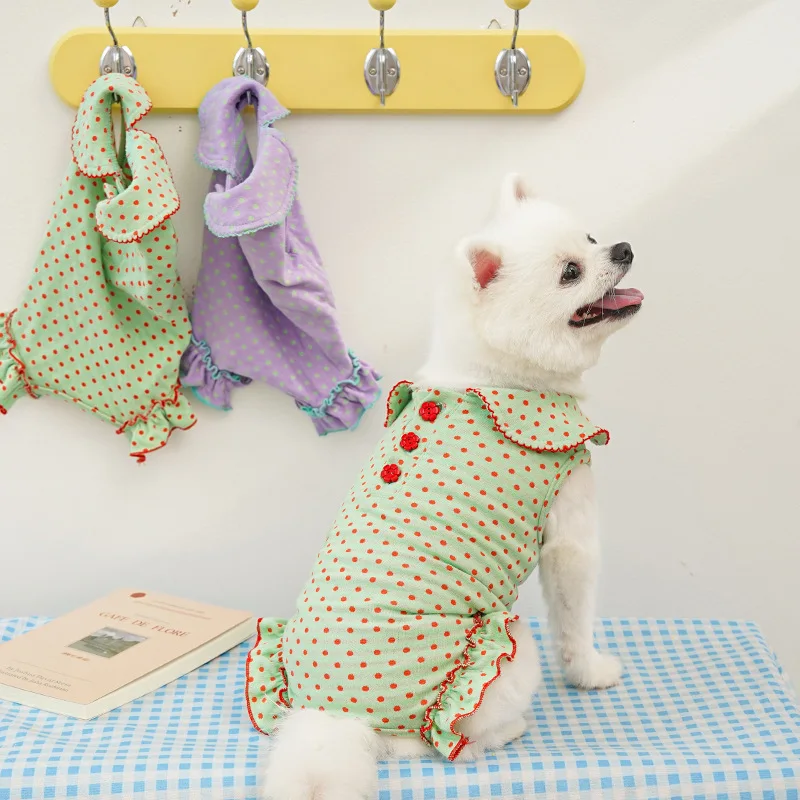Full Cover Dog Jumpsuit Dog Anti Shedding Bodysuit Pet Pajamas for Small Medium Dogs Pure Cotton Soft High Quality Kitty Clothes
Full Cover Dog Jumpsuit Dog Anti Shedding Bodysuit Pet Pajamas for Small Medium Dogs Pure Cotton Soft High Quality Kitty Clothes