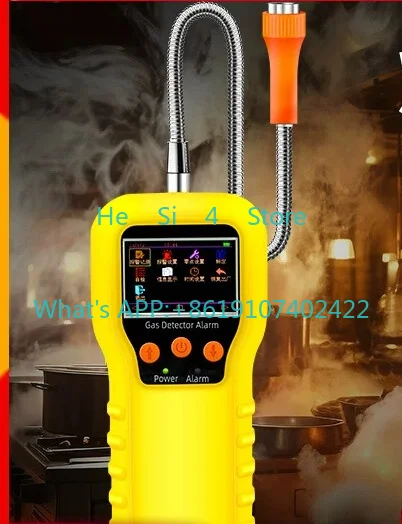 Leak detector 0-10000ppm, handheld gas detector, natural gas, liquefied leak detector
Leak detector 0-10000ppm, handheld gas detector, natural gas, liquefied leak detector