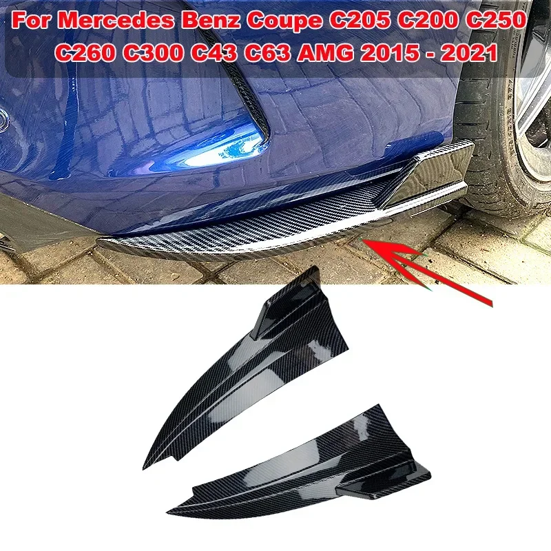 Rear Bumper Splitters Diffuser Canards For Mercedes Benz Coupe C205 C200 C250 C260 C300 C43 C63 AMG 2015 - 2021 Car Accessories
Rear Bumper Splitters Diffuser Canards For Mercedes Benz Coupe C205 C200 C250 C260 C300 C43 C63 AMG 2015 - 2021 Car Accessories