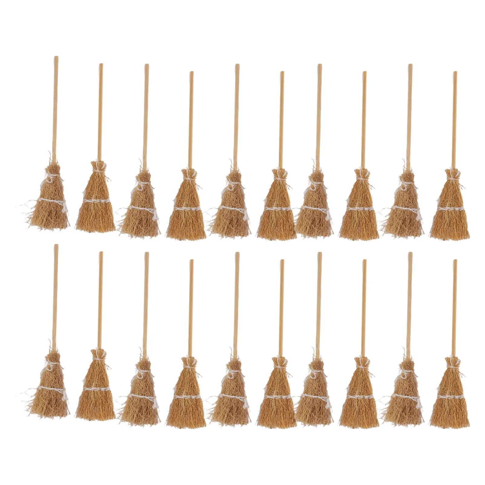 D9 20Pcs Mini Witch Broom White Rope Decoration DIY Mini Witch Miniature Witch Broom for Halloween Party Stage Performance Tools
D9 20Pcs Mini Witch Broom White Rope Decoration DIY Mini Witch Miniature Witch Broom for Halloween Party Stage Performance Tools