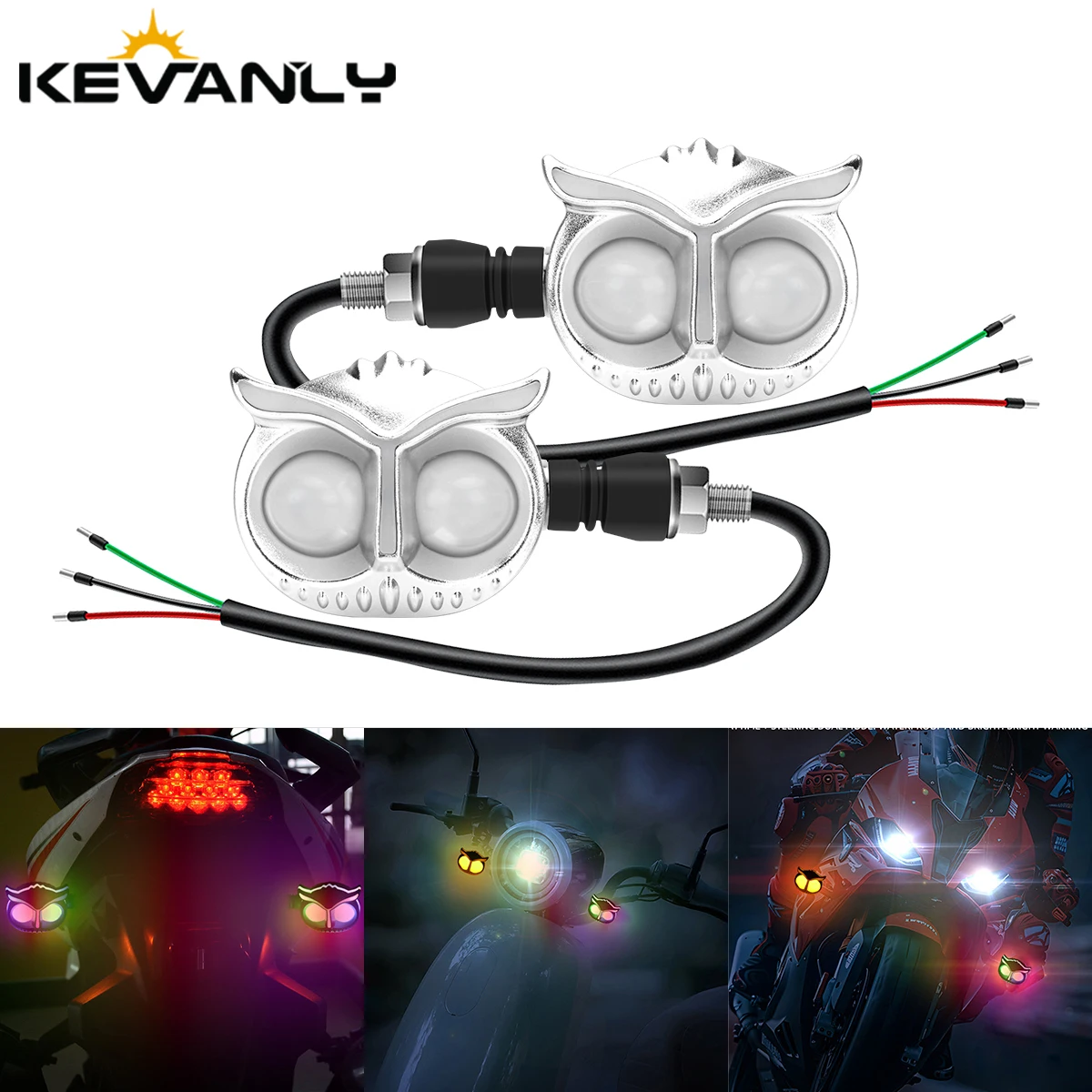 1Pair Motorcycle DRL Turn Signal Light Owl Style RGB LED Indicator Dynamic Flashing Running Lights Auxiliary Headlight 12V
1Pair Motorcycle DRL Turn Signal Light Owl Style RGB LED Indicator Dynamic Flashing Running Lights Auxiliary Headlight 12V
